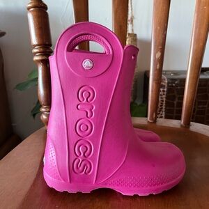 CROCS Fuchsia Kids' Boots